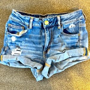 America eagle jean shorts